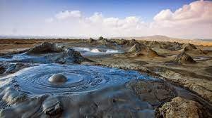 mud volcanoes of Gobustan 